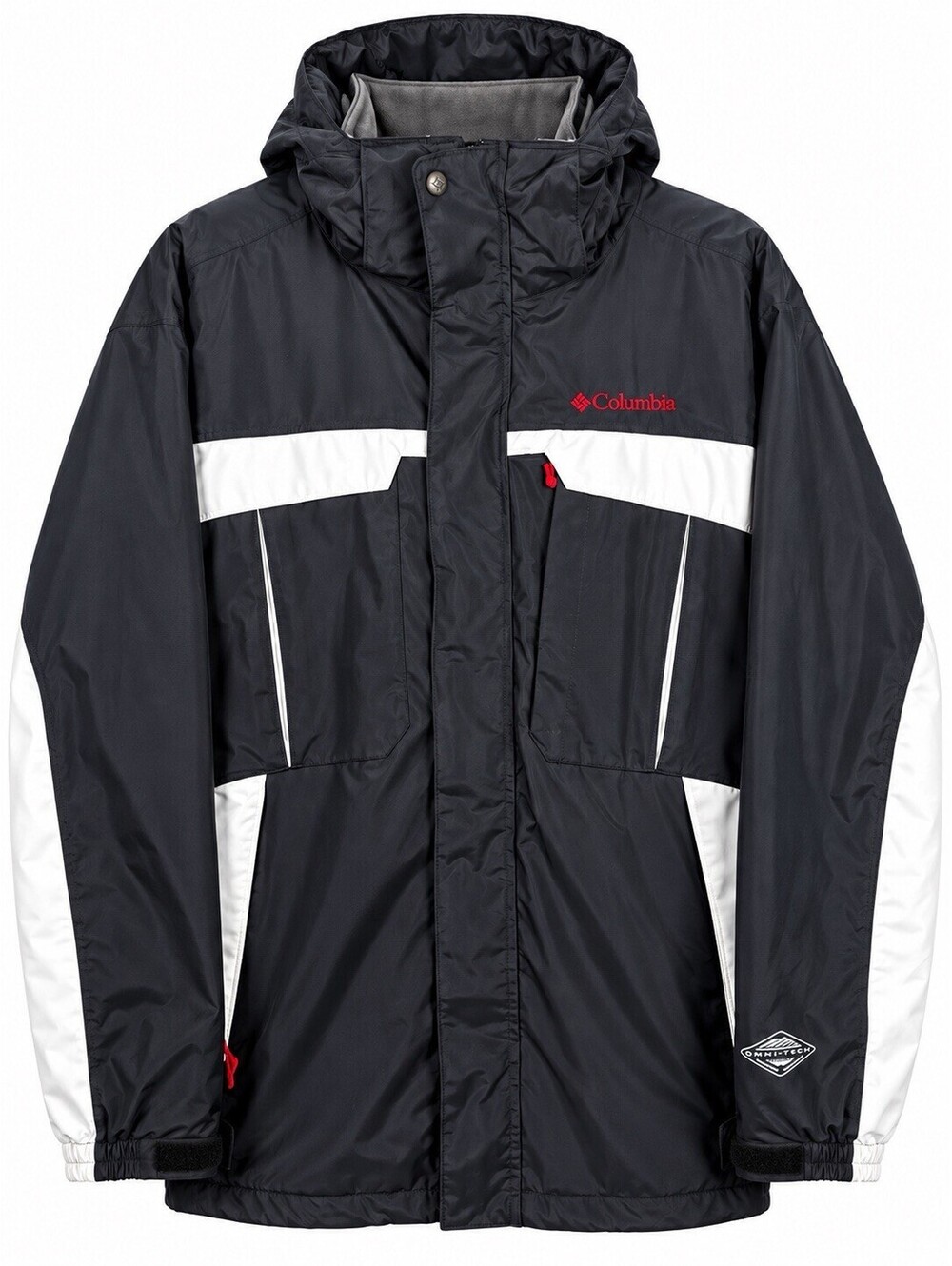 Columbia Omni-Tech Interchange 3 in 1 Jacket Mens L Waterproof Ski Hooded